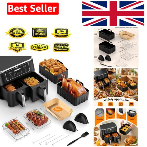 Air fryer accessories 8pcs set - fryer,