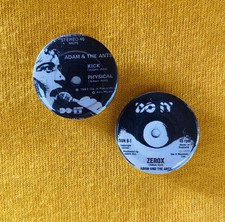 Adam And The Ants 2x 25mm Pin