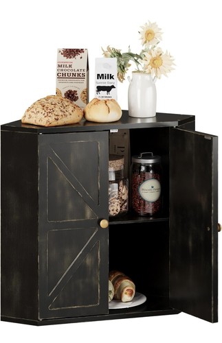 Corner bamboo bread box - bamboo,