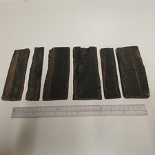 6 Pieces of Irish Bog Oak Wood