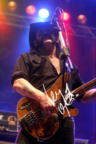 Lemmy kilmister signed - kilmister,