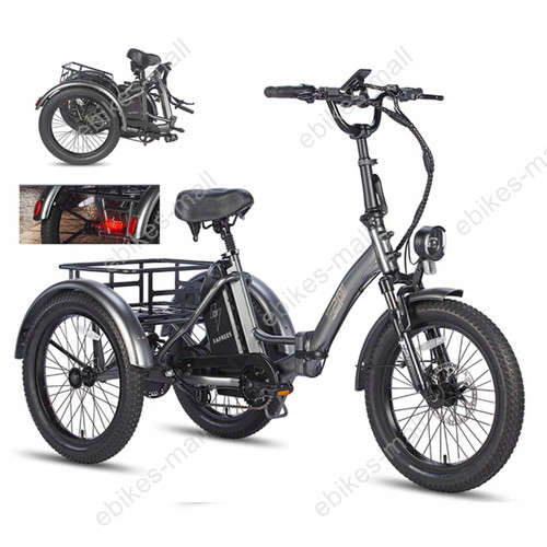 Folding electric trike - folding,