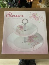 2 Tier Porcelain Cake Stand