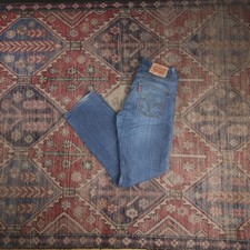 Levi's 506 W30 L30 Straight Leg Blue Denim Jeans