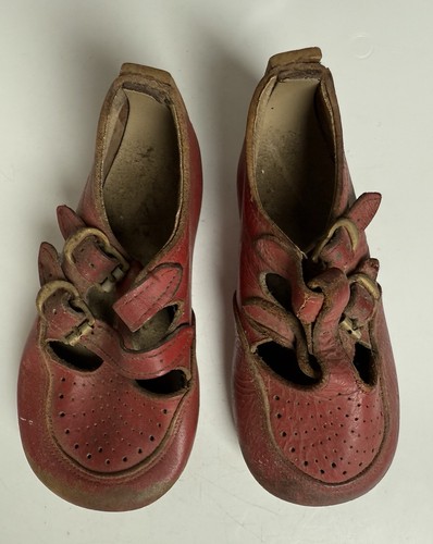 Vintage red leather worn - vintage,