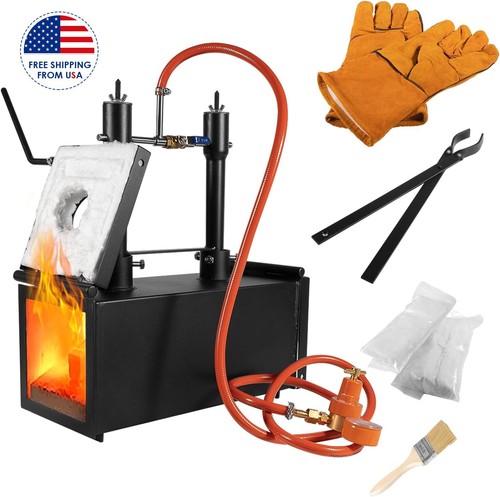 Gas propane forge furnace with - gas,
