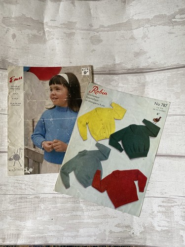 Vtg knitting pattern - vtg,