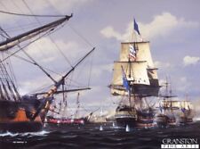 Naval Art Post Card Battle of Copenhagen Trafalgar Admiral Nelson HMS Elephant