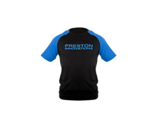 Preston Innovations Lightweight Raglan T-Shirt Black/Blue