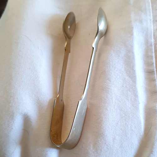 Silver sugar tongs for - silver,