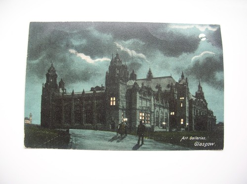 Glasgow postcard art - -,