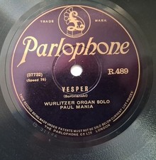 10" 78RPM PAUL MANIA-