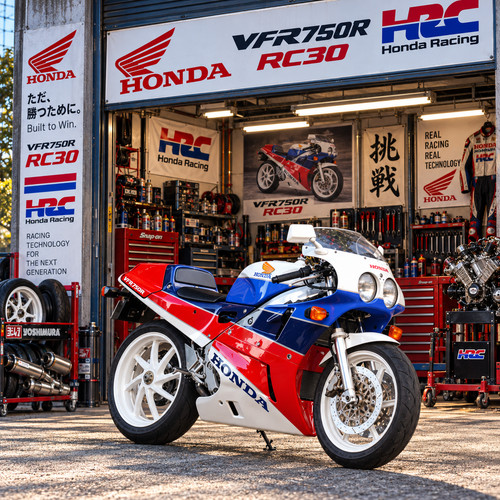 Honda rc30 vfr750r hrc classic - vfr750r,