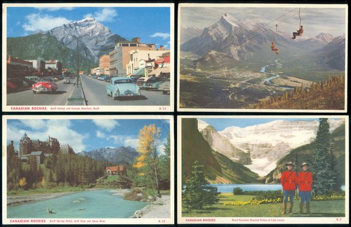 Postcards canadian rockies - canadian,