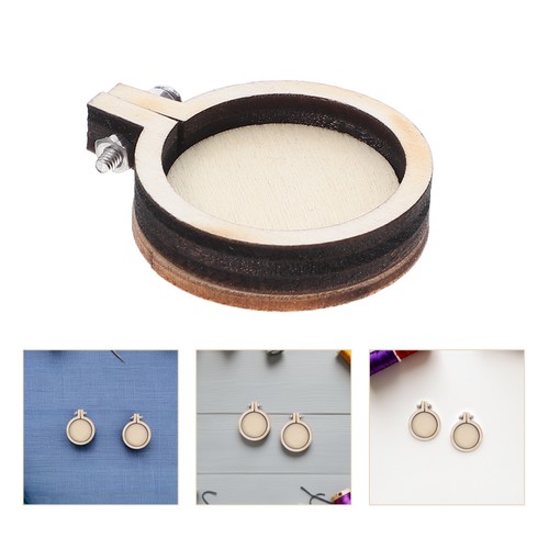Mini wooden embroidery - embroidery, hoops