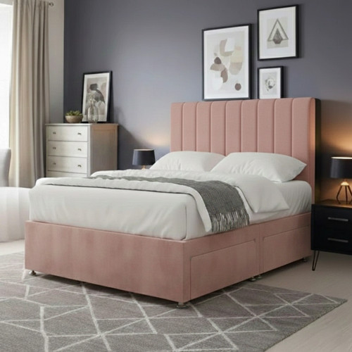 Double divan panel - panel, bed