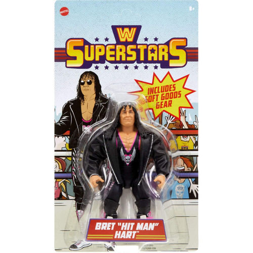 Wwe superstars bret hit man - wwe,