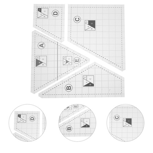 Set transparent quilting - set,