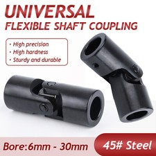Universal Flexible Shaft Coupling Coupler Motor U Joint Connector 45# Steel