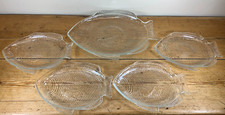 Fish shaped glass serving - fish,