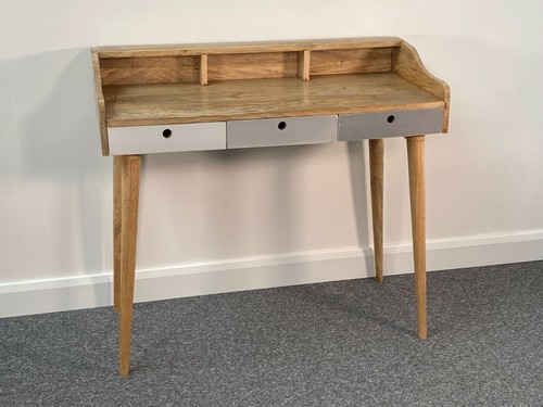 Solid mango wood 100cm console - mango,