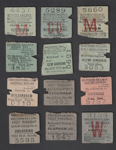 Twelve old rail train half - twelve,