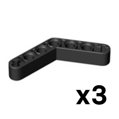 Lego black beam 4x4 angled - beam,