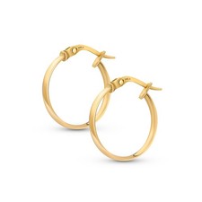Amberta Solid 9ct Gold Hoop