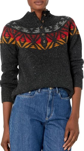 Pendleton fair isle button - fair, 1/4