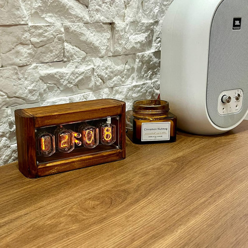 Nixie clock with - tubes, 4
