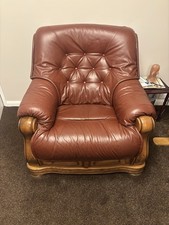 3 Seater Leather Sofa And