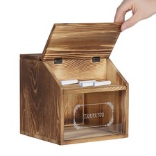 Wood Suggestion Box with Lock