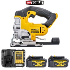 DEWALT DCS331N Cordless 18V XR Li-Ion Jigsaw With 2 x 4.0Ah Batteries & Charger