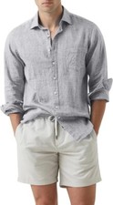 AlvaQ Mens Casual Cotton Linen