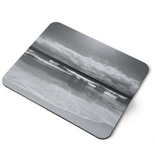 Mouse Mat Pad - BW - Beach