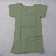 Vtg Army Shirt Mens XS Green Aertex G-03 British Military UK 50s NOS Dead Stock