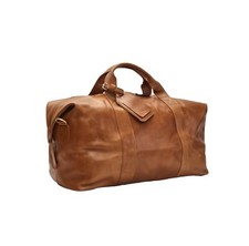 Genuine Leather Handbag, Men, Women, Travel Sports Bag Luggage  Duffle Large Bag