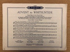 Advent to Whitsuntide Organ Music Volume 3 Gordon Phillips Christmas sheet book 