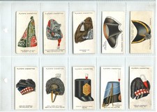 Military Head Dress 1931 Players Cigarette Cards - Full Set of 50 Cards