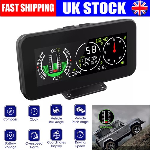 Car gps digital inclinometer - car,