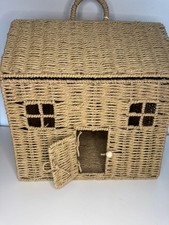 House Shape Toy Box Natural