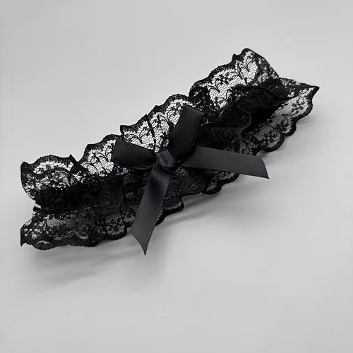 Women bridal black garter lace - women,
