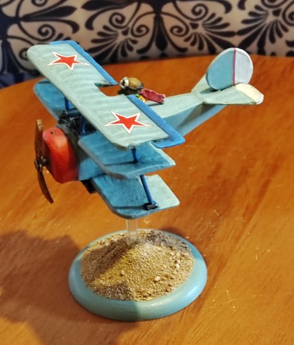 Warhammer sci ork triplane - sci-fi,