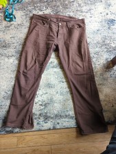 Mens Brown Levis 514 Straight