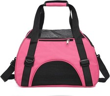 Treer Pet Carrier for Dogs and Cats, Portable Foldable Travel Carrier Bag-Small