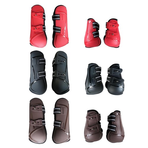 Pair horse tendon boots - of,
