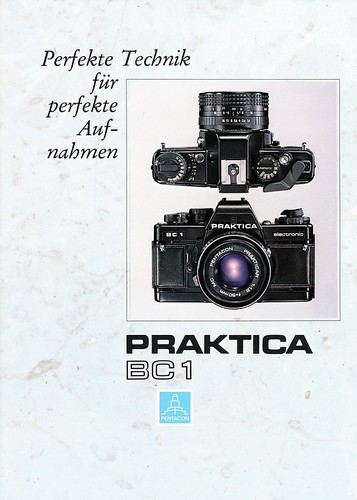 Pentacon camera brochure