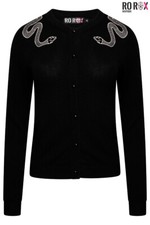 Gothic Snake Embroidered Knit