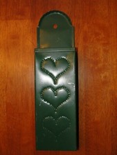 Vintage Wall Mount Punched Tin