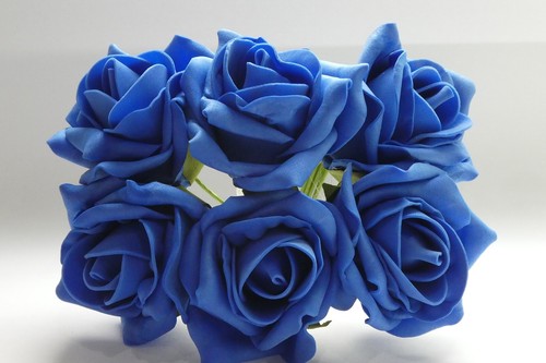 Artificial foam roses - 6, cm